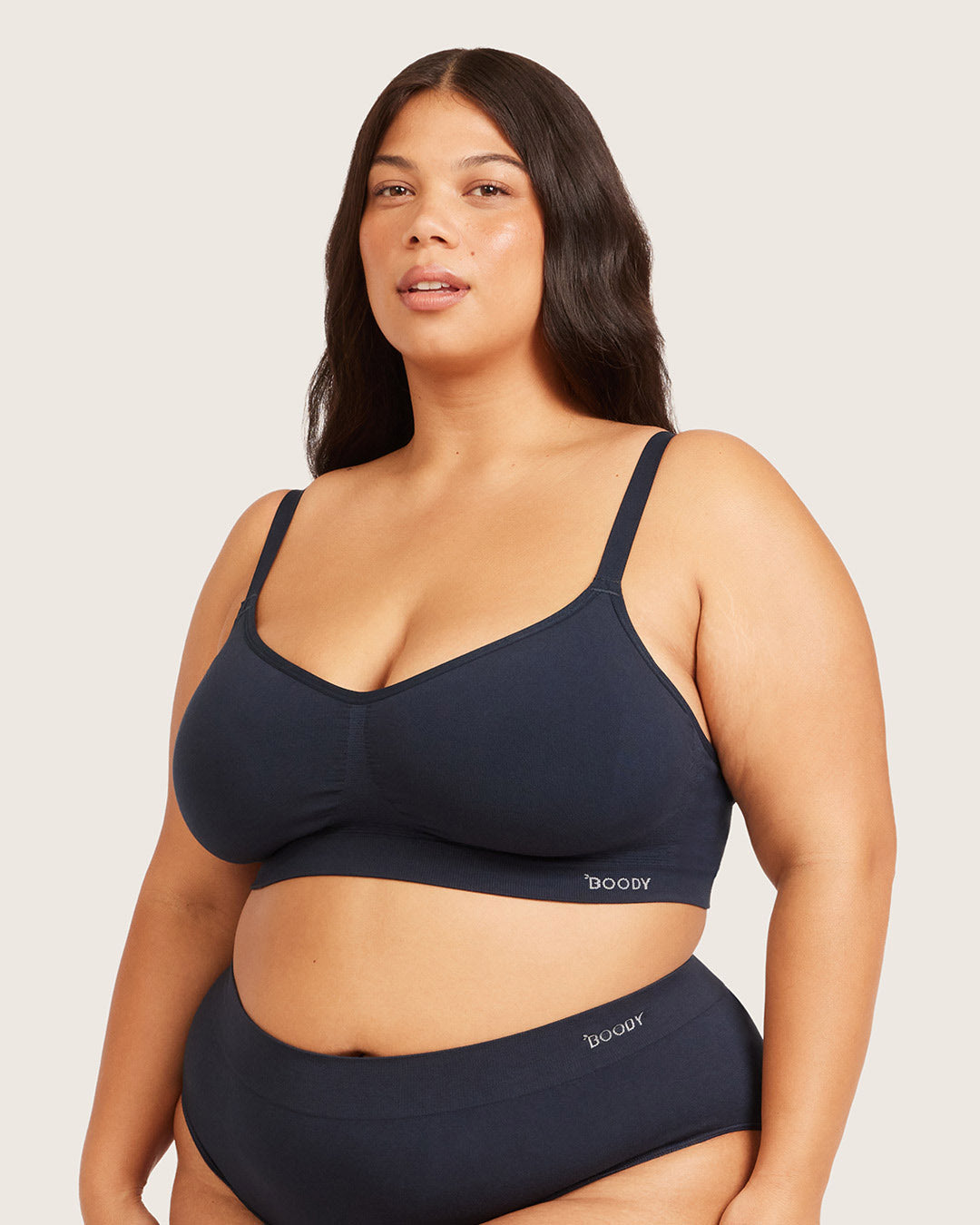 Wireless Full Bust T-Shirt Bra - Midnight