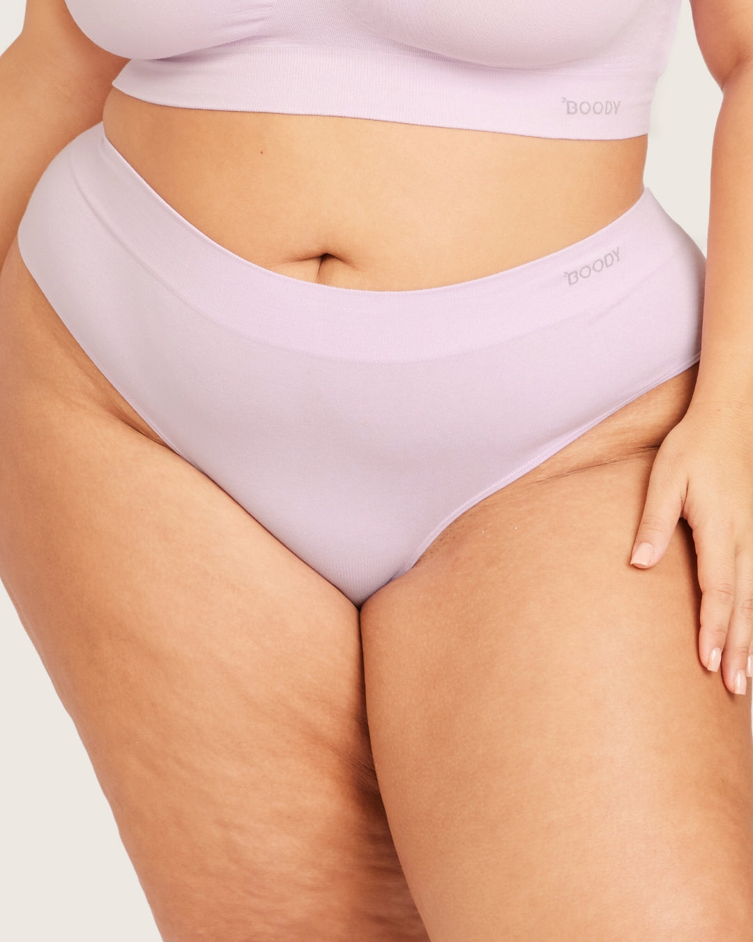High Waist G-String - Orchid