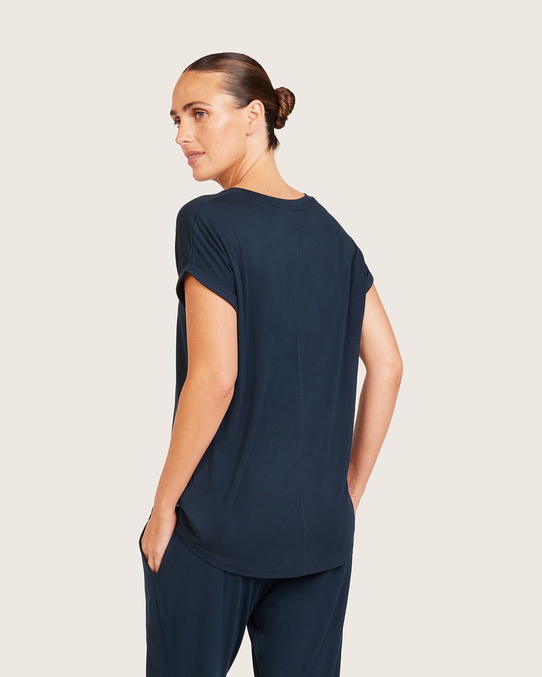 Downtime Lounge Top - Midnight