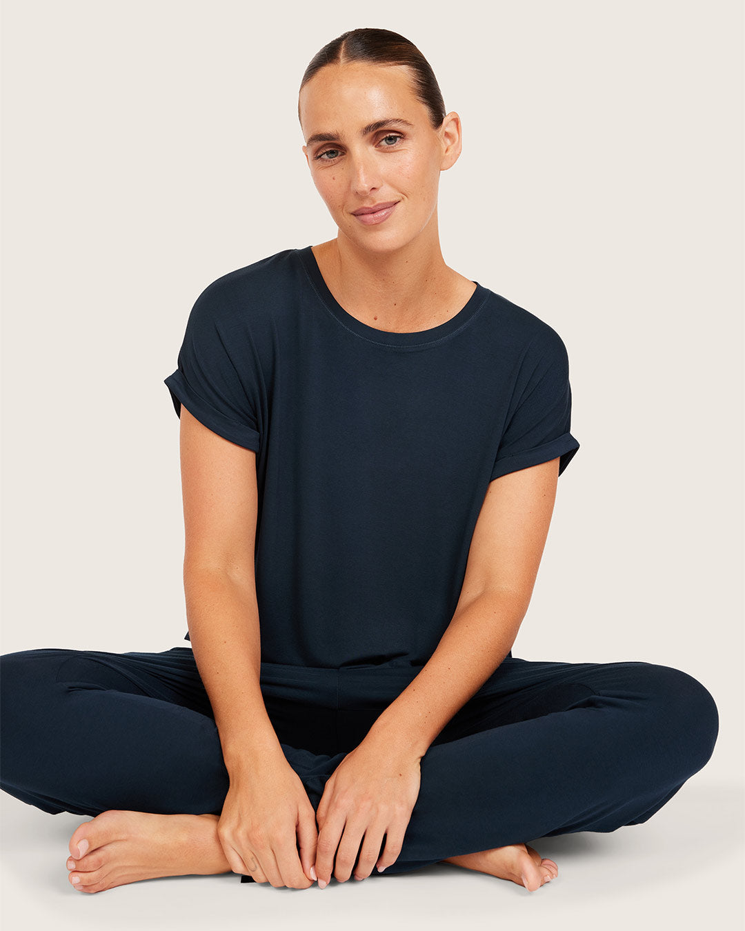 Downtime Lounge Top - Midnight