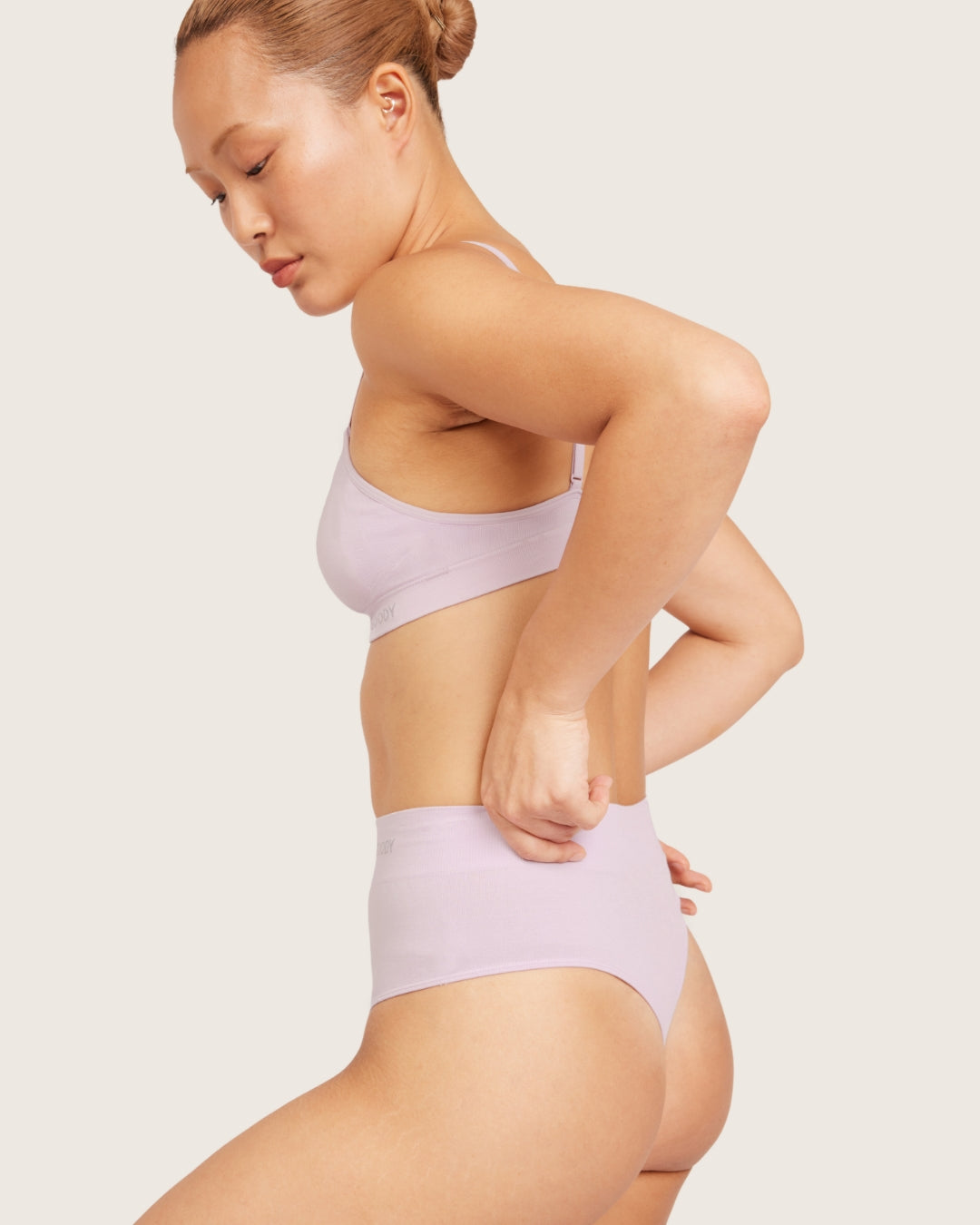 High Waist G-String - Orchid