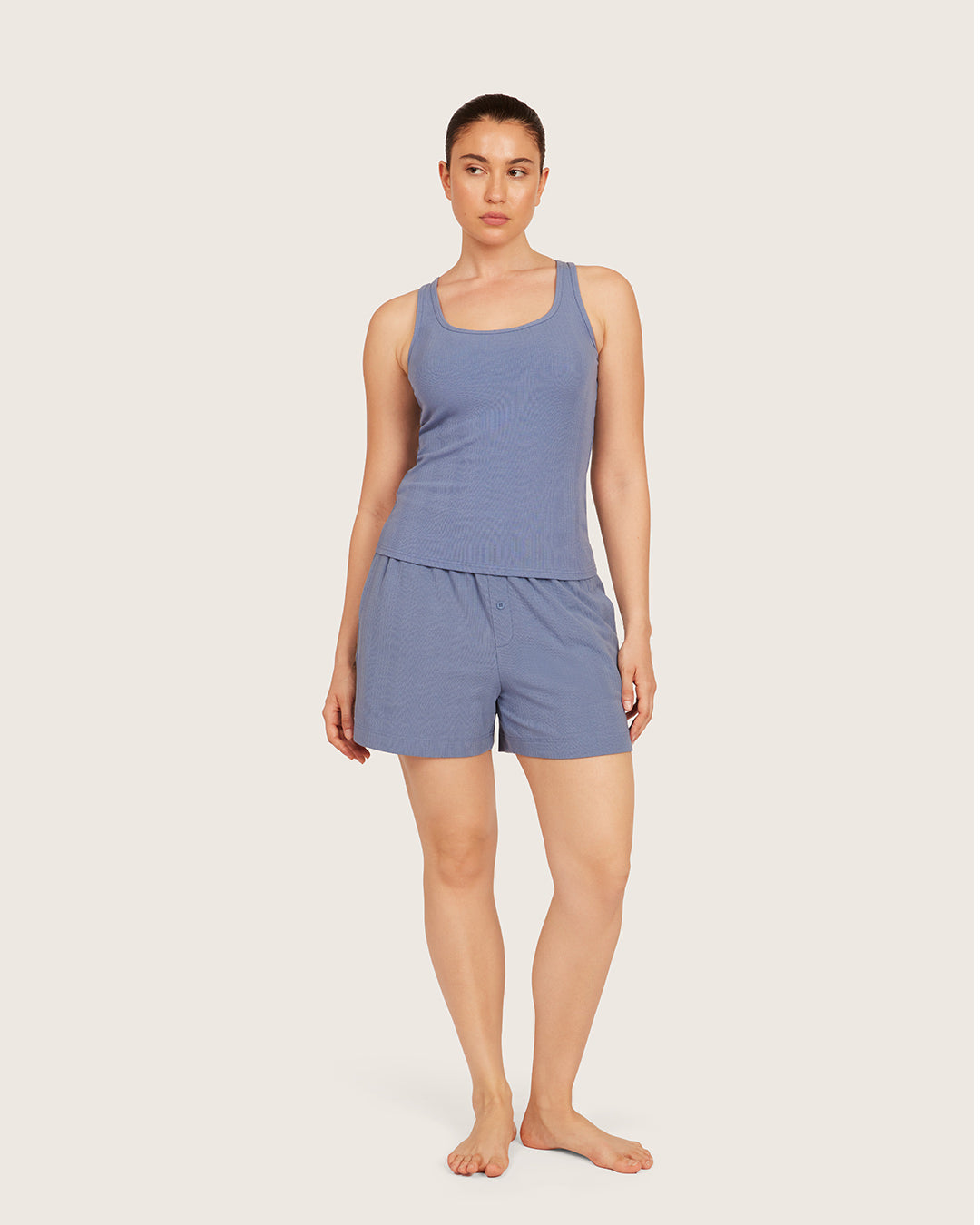 Lounge Tank Top - Steel Blue