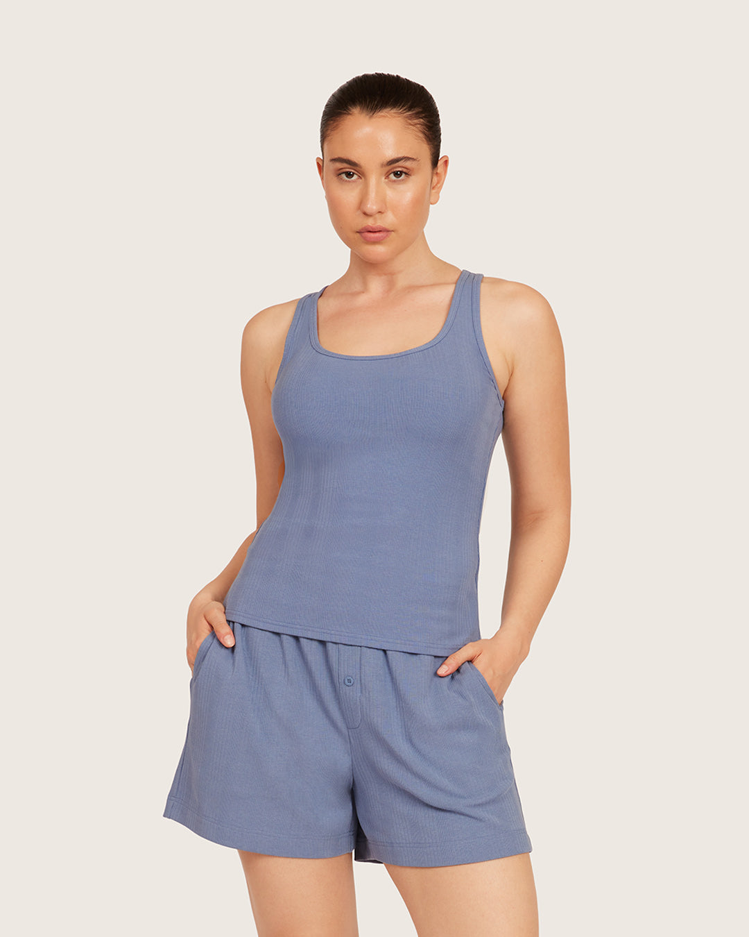 Lounge Shorts - Steel Blue