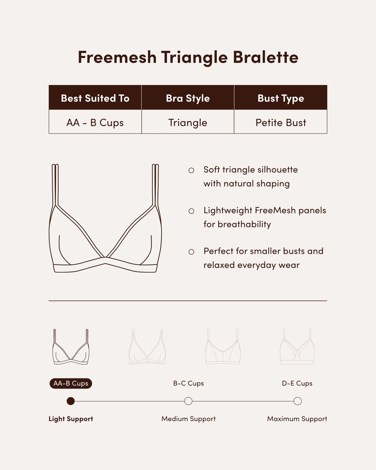 FreeMesh Triangle Bralette - Fig